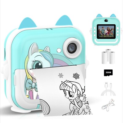 Instant Print Camera for Kids, Christmas Birthday Gifts for Girls Boys,...