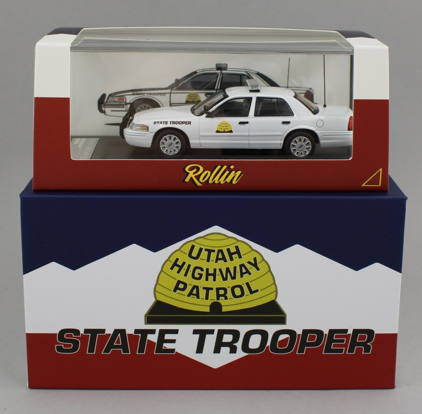 1:64 *ROLLIN DIECAST* UTAH Highway Patrol FORD CROWN