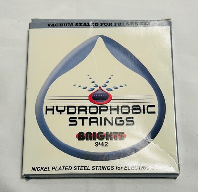 Gibson Hydrophobic Brights Electric Guitar Strings, Nickel Plated 9/42 2000's