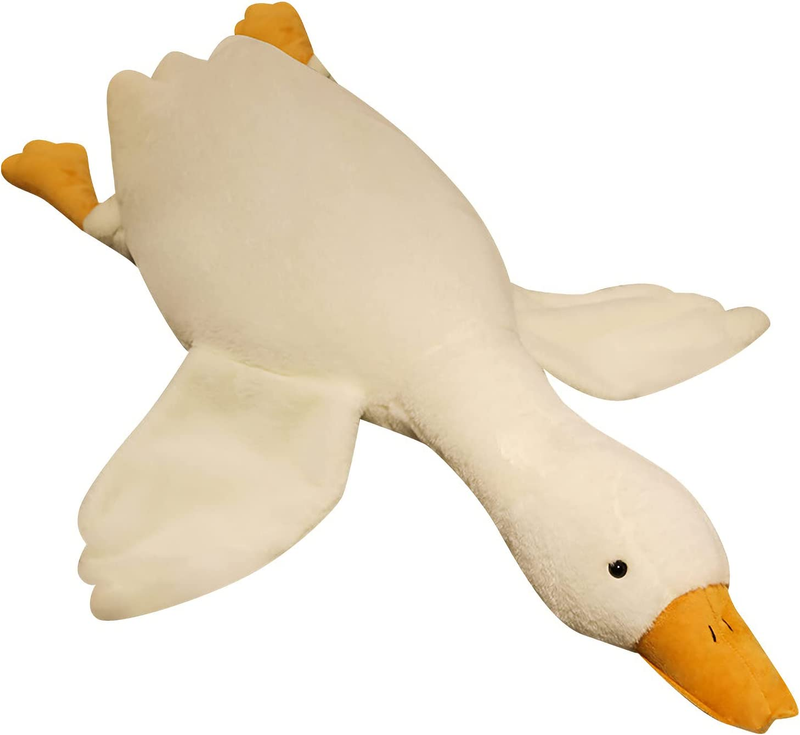 Goose Stuffed Animal Pillow Toy, Cute Giant White Goose Stuf