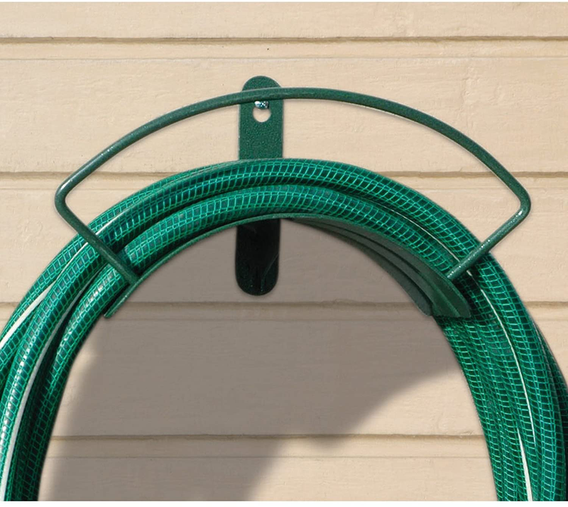 Metal Garden Hose Hanger Wall Mount Rack Holder Storage Rust Proof Wrought Iron