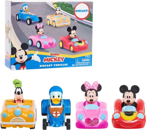 Disney Junior Mickey Mouse Diecast Vehicles, 4-piece Set, 3