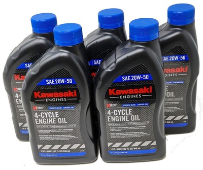 Pack of 5 99969-6298 Genuine OEM K-Tech SAE 20W-50 4-Cycle Engine Oil
