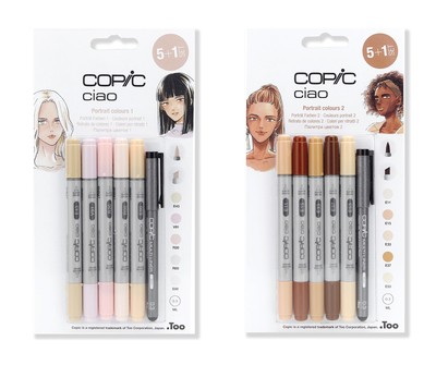 Copic CIAO Portrait Set Bundle, Pack Of 2