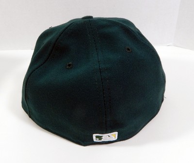 2017 Oakland Athletics # Game Issued Green Batting Practice Hat