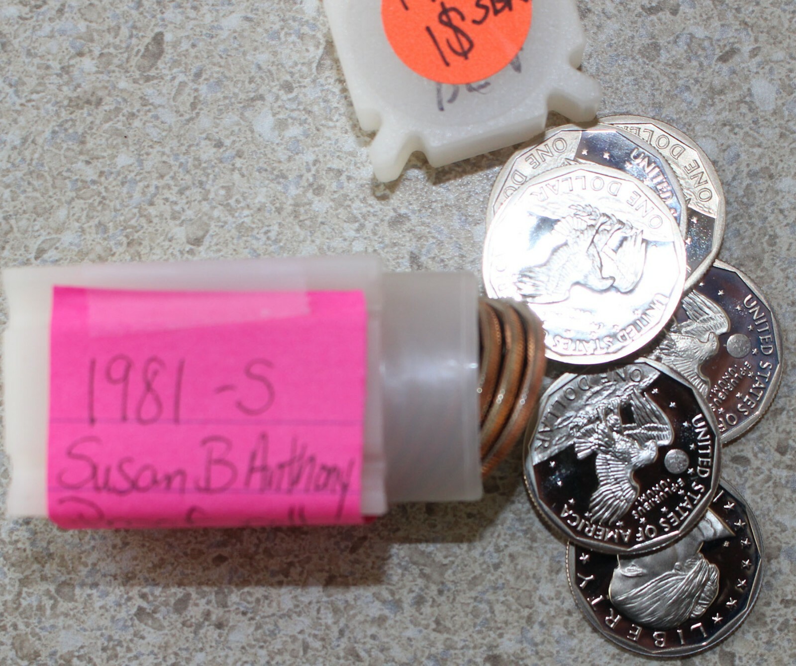1 Roll of 1981 S Susan B Anthony Proof Dollar Coins $1 US Coins 20 Coin Roll