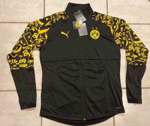 Puma Borussia Dortmund ダウンジャケット Puma Borussia Dortmund x KidSuper Reversible Jacket - Black