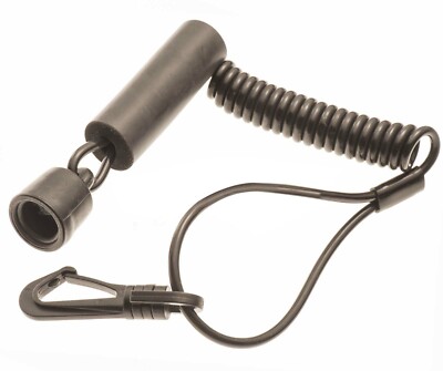 Sea Doo DESS Key Black Floating Lanyard