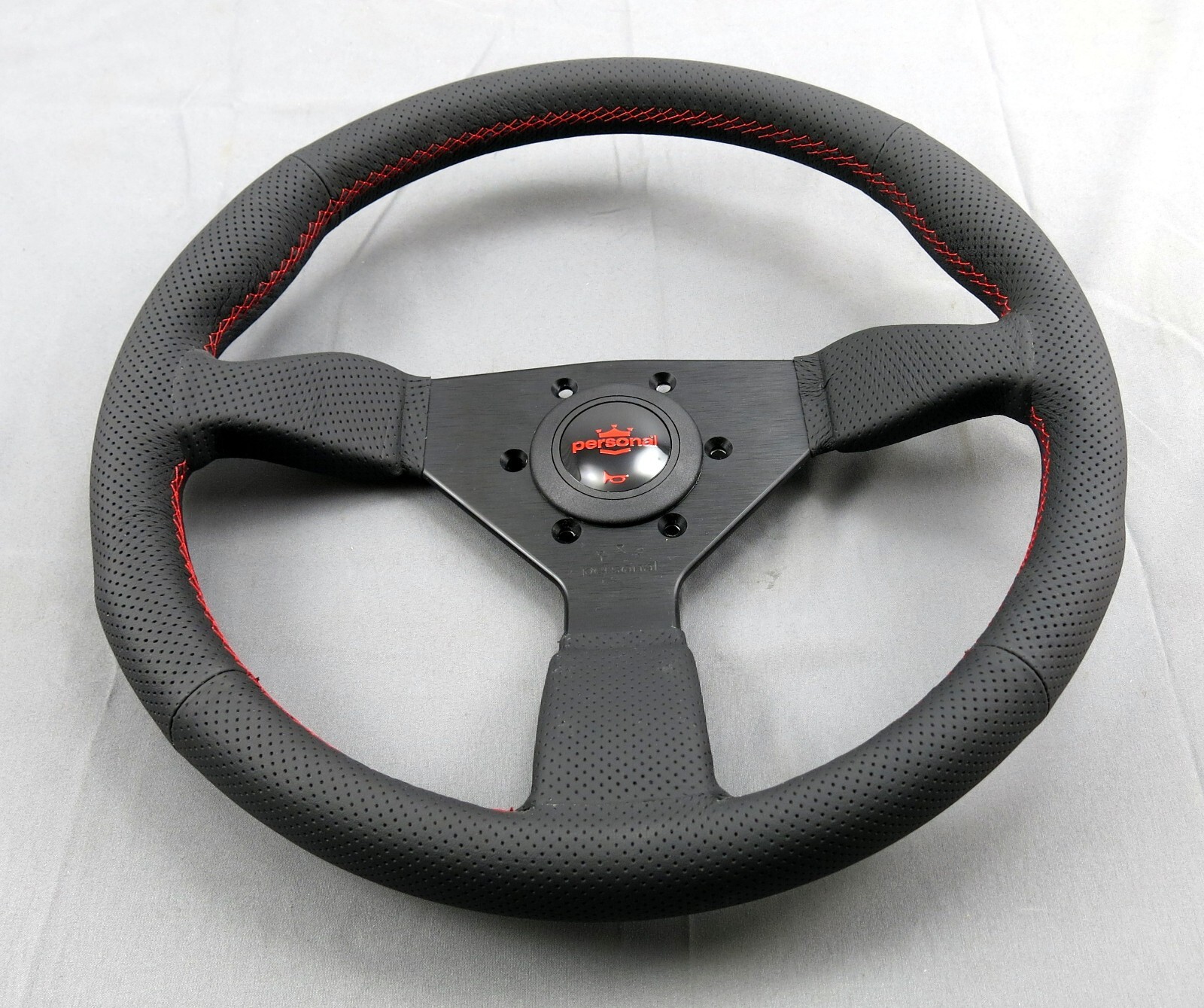 Personal Steering Wheel Neo Grinta 350 mm Black Perforated Leather