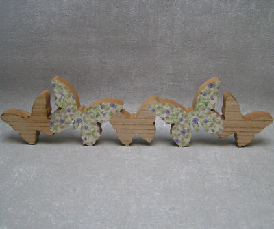 Gilde Deko Schmetterling  Wildblumen Standrelief bunt Frühling Sommer Ostern   