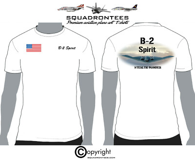 B-2 Spirit - Premium Plane Art Squadron T-Shirt