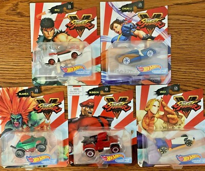 Hot Wheels 2020 Character Cars Street Fighter V #GJJ30 1:64