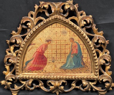 Italian Renaissance Back Plate with Two Keyholes