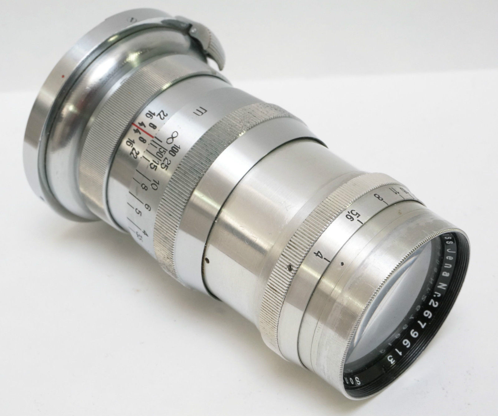 Teleobjetivo vintage para cámara Zeiss