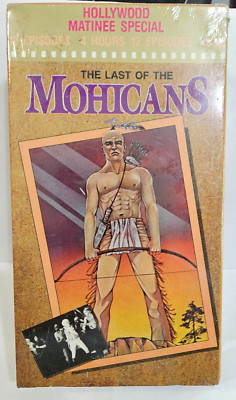 BRAND NEW [SEALED]  The Last of the Mohicans (VHS, 2-Tape Set) hollywood matinee