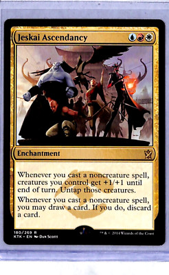 2014 MTG Magic The Gathering Khans of Tarkir #180 Jeskai Ascendancy Rare WOTC