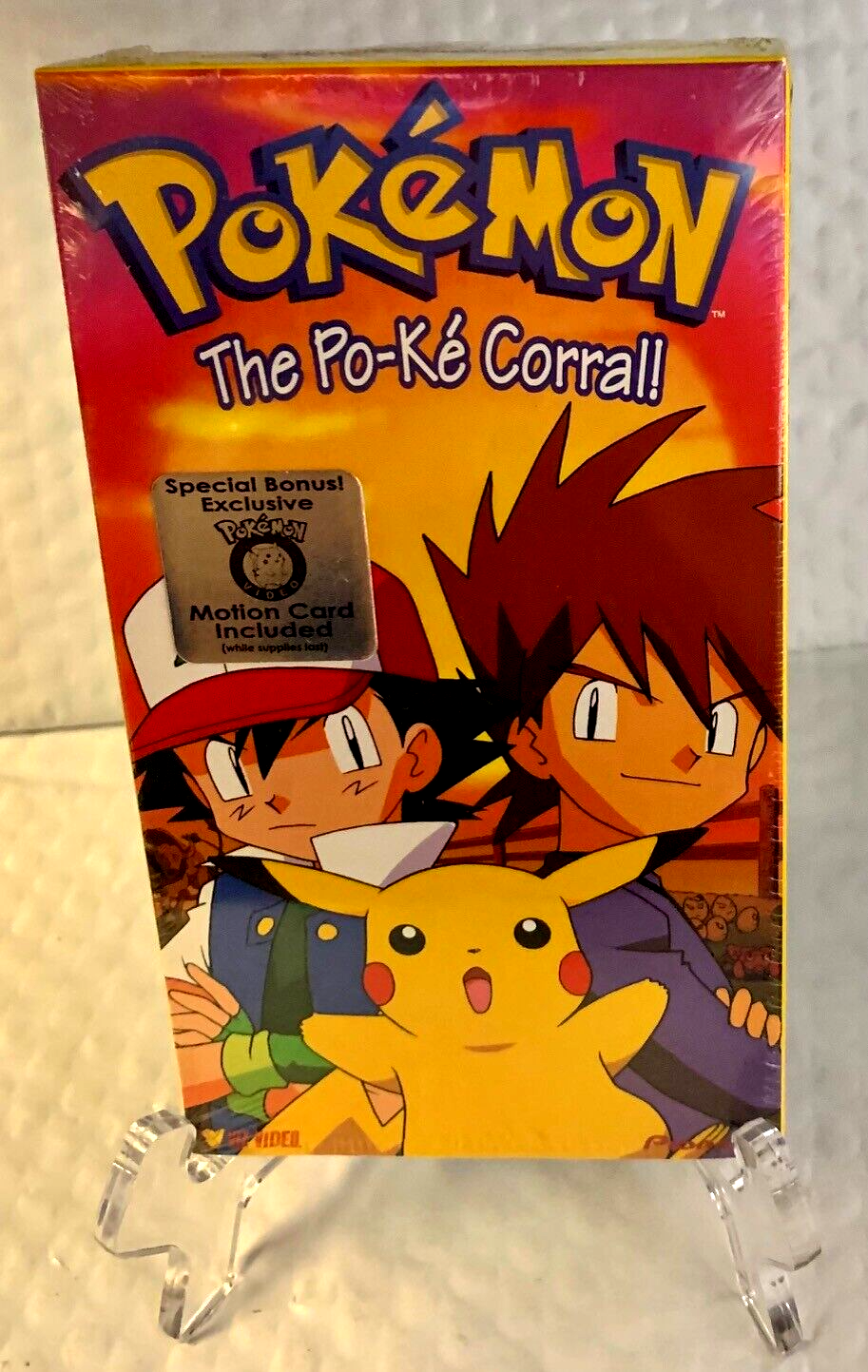 Pokemon The Po-Ke Corral! (VHS,1998) Vol 21- Brand New, Sealed Pioneer Pokemon The Po-Ke Corral! (VHS,1998) Vol 21- Brand New, Sealed Pioneer