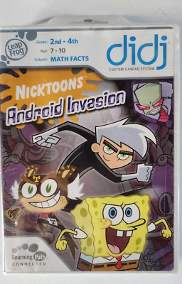Leap Frog Nicktoons Android Invasion Didj Custom Gaming System-2nd-4th Grade