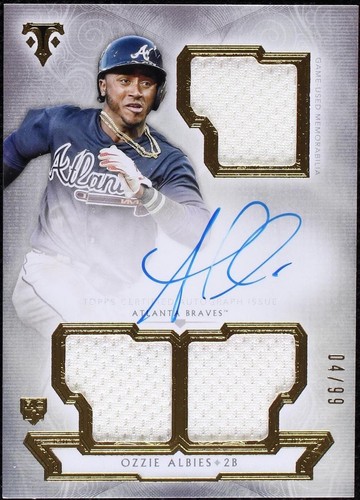 2018 Topps Triple Threads - Ozzie Albies #RFPAR-OA