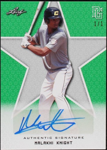 2020 Leaf Perfect Game National Showcase - Malakhi Knight #BA-MK1