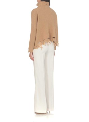 Pre-owned Pinko Wool Sweater In Beige