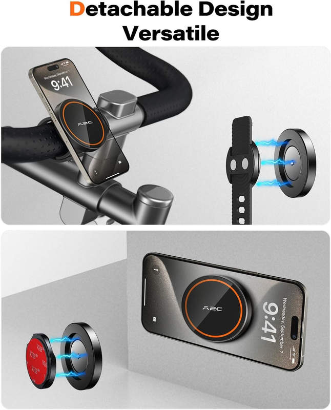 Gym Fitness Phone Mount for MagSafe - 17 N52 Strong Magnets Stable and Secure Ph