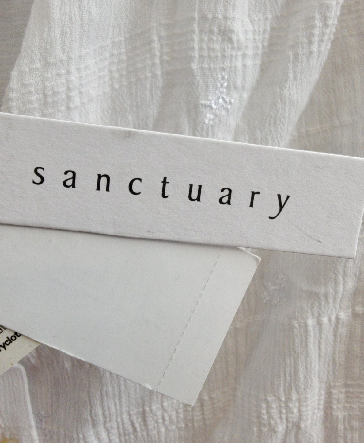 Sanctuary The Femme Shirt Women's XXS White Round Neck Button Front Closures~ - Picture 19 of 20