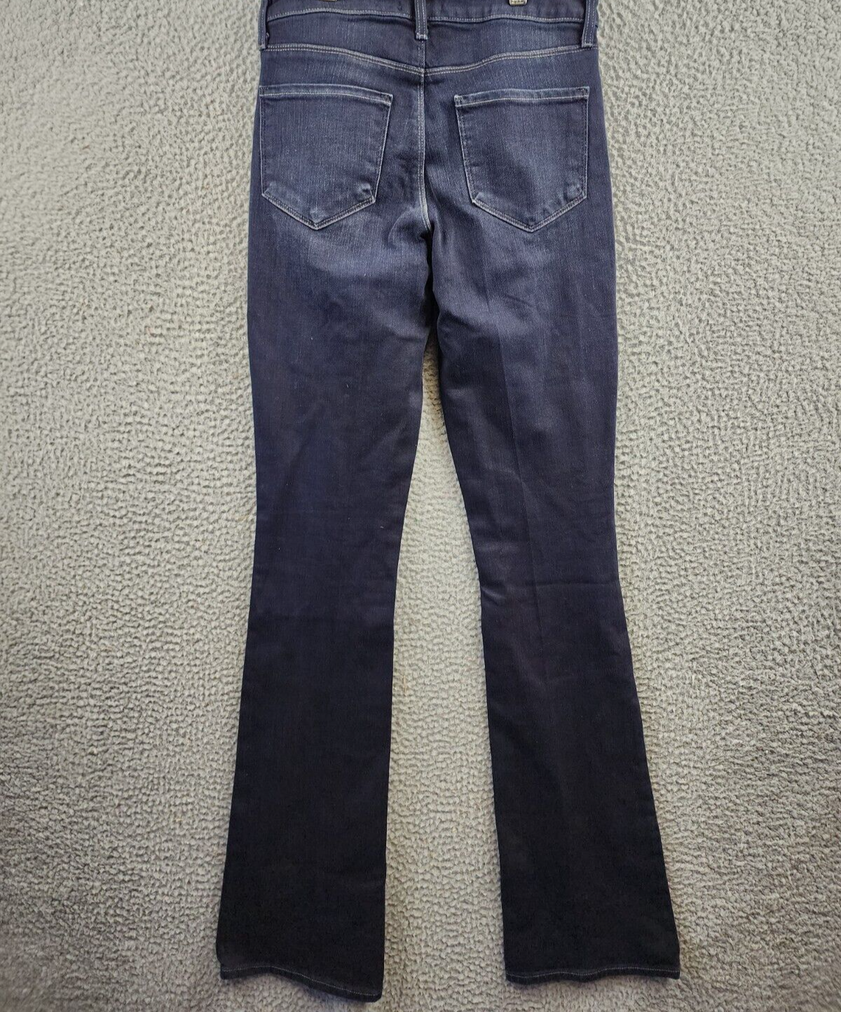 L'Agence Selma Mid Rise Flare Jeans Women's 25 Maverick Denim Faded Button Zip - Picture 10 of 12