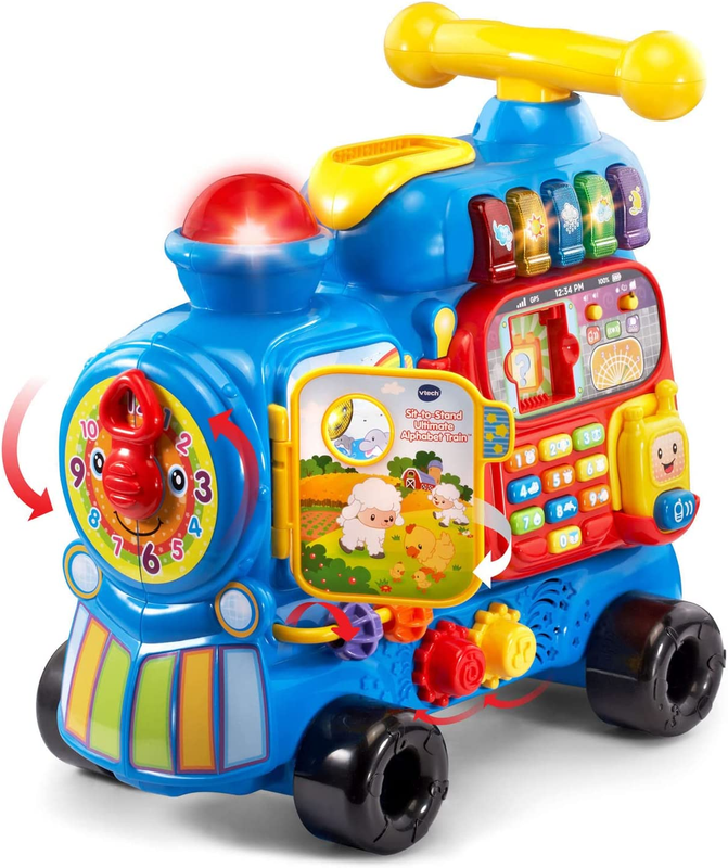 VTech Sit-to-Stand Ultimate Alphabet Train 10 Activities Learning Toy New Gift