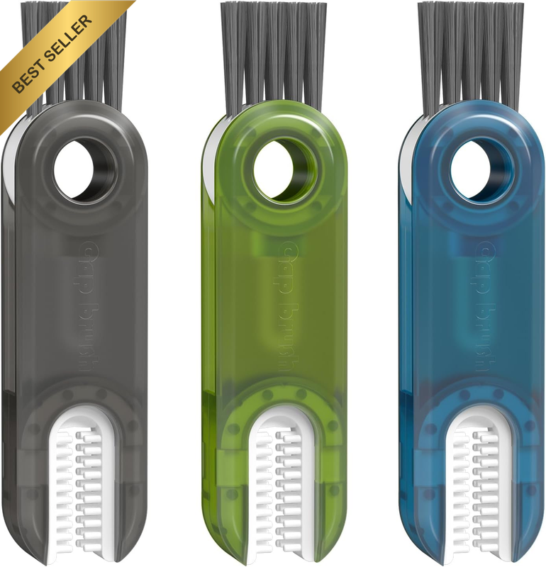 3 in 1 Cup Lid Gap Cleaning Brush Set, Multifunctional Insulation Bottle Cleanin