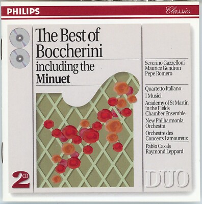 Best Of Boccherini including Minuet by Various Artists (CD, 1993, Phillips)