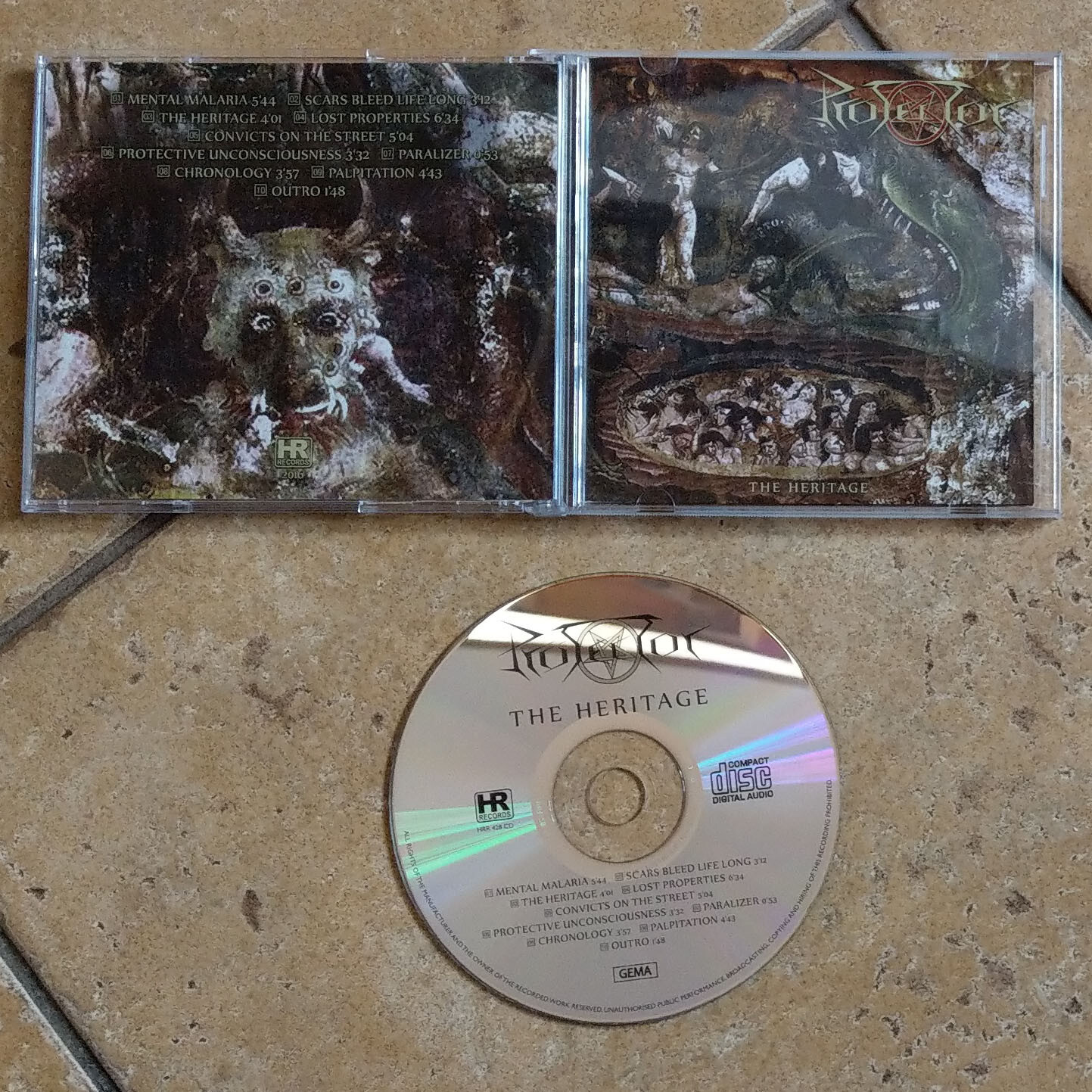 独CD Protector The Heritage  CC0200462  /00110 Protector - The Heritage (CD, Germany, 1993) For Sale | Discogs