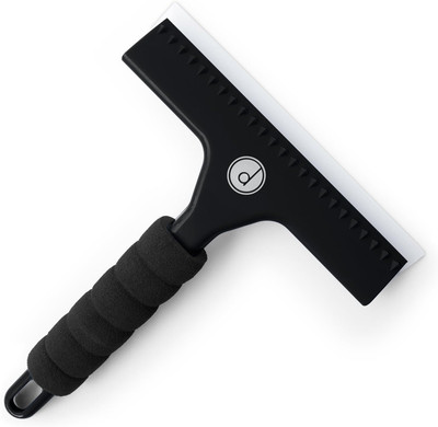 Squeegee for Shower Door, Car Windshield, and Glass Window - 2 Extra Silicone 