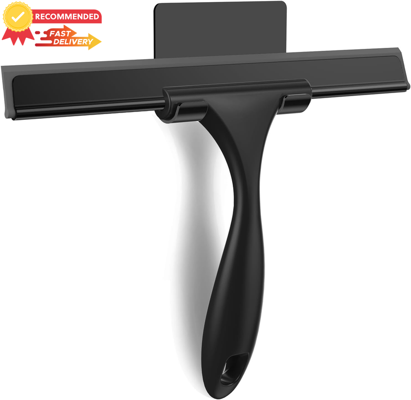 Stainless Steel Shower Squeegee 10" | Glass Door, Tile, Mirror & Window Cleaner