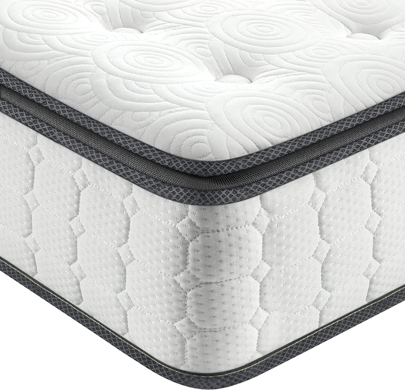 Twin XL Mattress, 10Inch Hybrid XL Twin Mattress in a Box, Extra Long Pillow Top