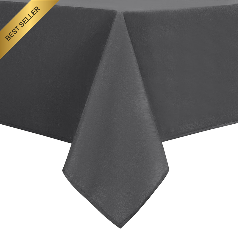 Rectangle Tablecloth - Waterproof & Wrinkle Resistant Washable Fabric Table Clot