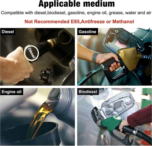 3/8"ID Fuel Line Hose 33' NBR Transmission Cooler High-Pressure Injection Hose