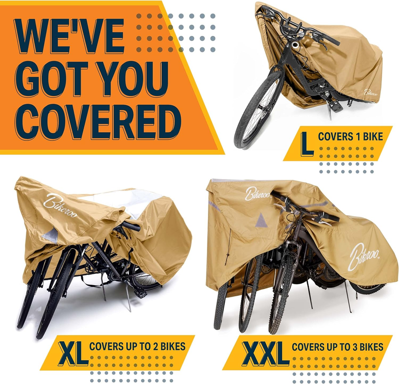 Bike Cover for Transport on Rack - Waterproof Rain Tent for Mountain, Beach Crui