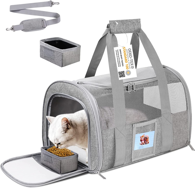 Airline/tsa Approved Small Dogs, Kitten, Carriers For Small Medium C
