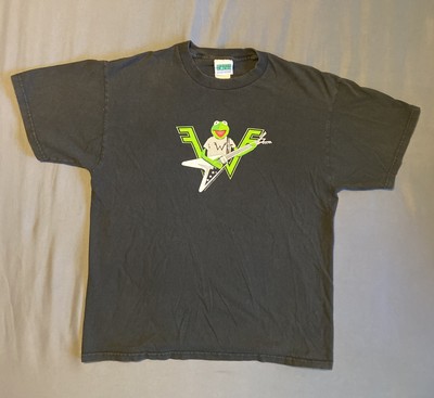 00s weezer × Kermit the Frog Tシャツ 2001 weezer x Kermit the frog tee. No stains no | Depop
