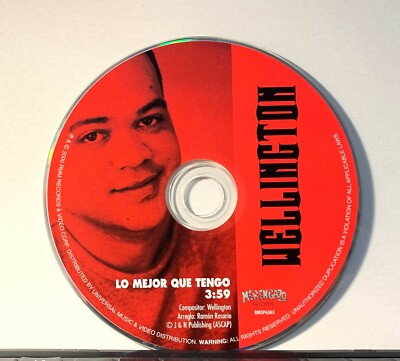 Wellington  - Lo Mejor Que Tengo (CD, Single, Promo) 2000