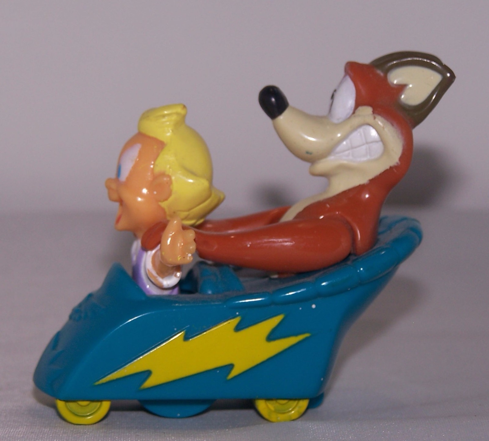 Vintage Animaniacs 1993 Warner Bros McDonalds Mindy & Button Wild Ride Coaster