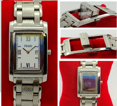 Fendi Flip Watch Registered Model 006 7600G 464 Men s Quartz Watch With Date