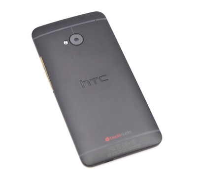 Original HTC M7 801c 801e 801n 801s Battery Cover Back Buttons Black