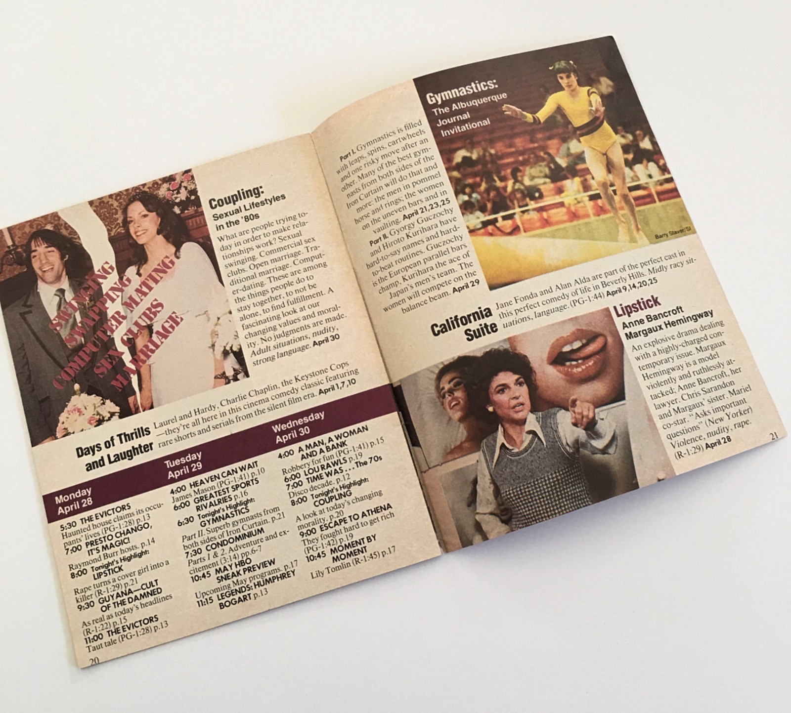 HBO Home Box Office Movie Guide January 1980 Vintage Collector HEAVEN CAN WAIT