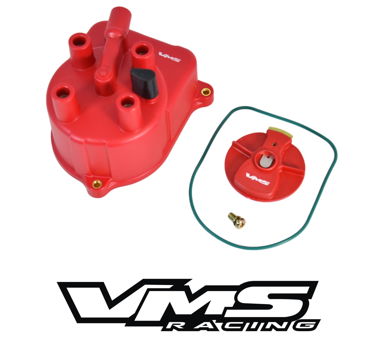 その他 compra VMS RACING RED OE STYLE DISTRIBUTOR CAP + ROTOR FOR 92-01