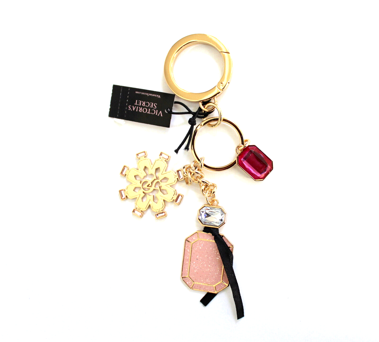 Victoria's Secret Bombshell Snowflake Keychain Bag Charm | eBay