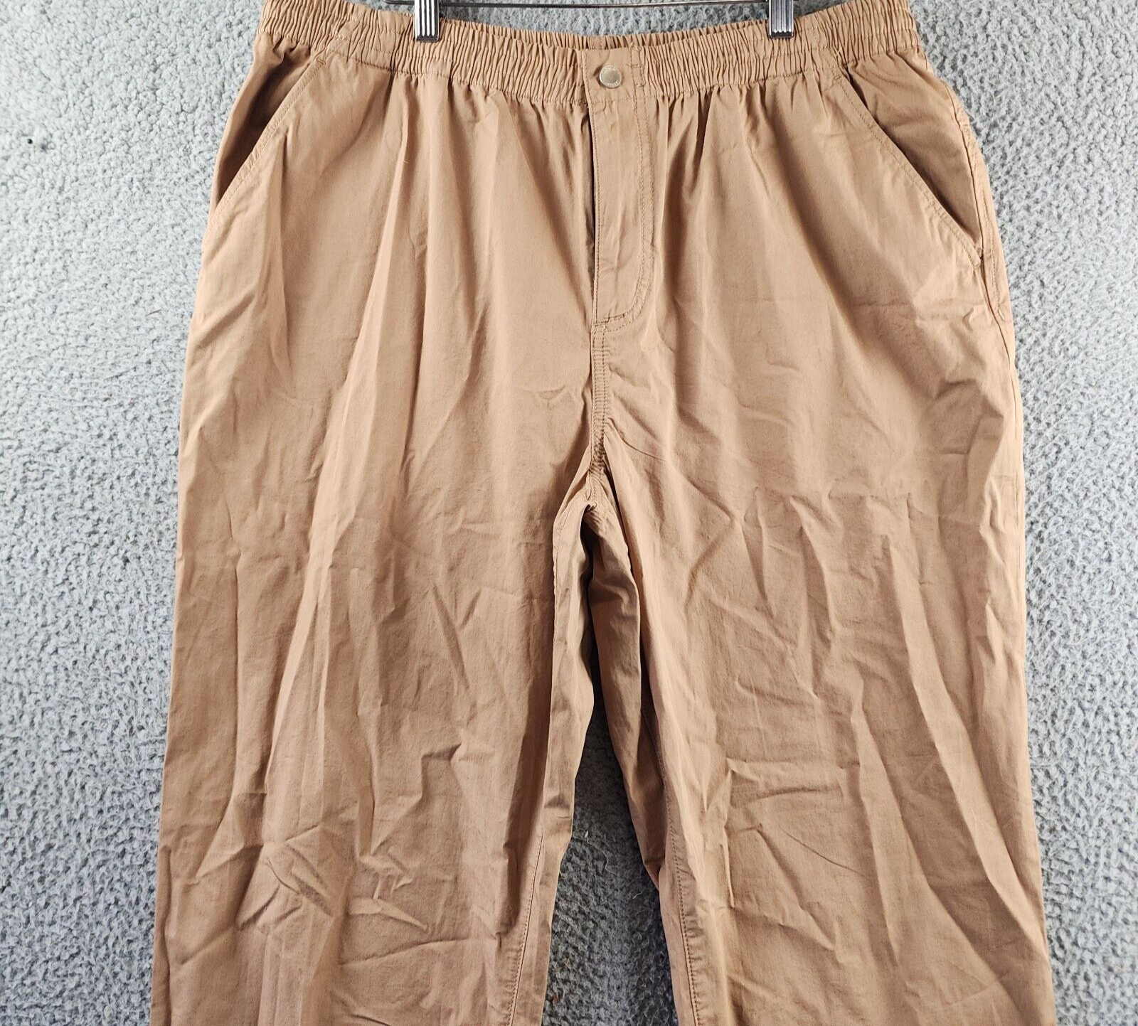 Lacoste Relaxed Fit Track Pants Men's XXL Croissant-Farine Button Zip Closure - Picture 4 of 18