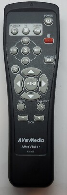 NEW AVERMEDIA AVERVISION RM-G5 Remote Control For Avervision Document Cameras