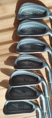 Ping EYE2 lron Set #3,5,7,8,9,W,S(7Clubs). EUC